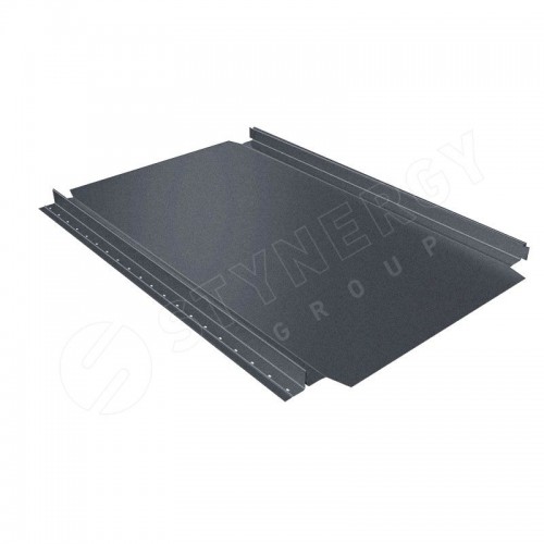 Фальцевая кровля Smart Фальц Pro CORUNDUM50® матовый RAL 7011 (железно-серый) 0.50