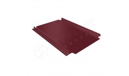 Фальцевая кровля Smart Фальц Pro CORUNDUM50® RAL 3005 (винно-красный) 0.50