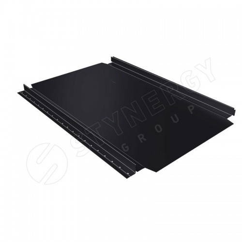 Фальцевая кровля Smart Фальц Pro CORUNDUM50® RAL 9005 (глубокий черный) 0.50