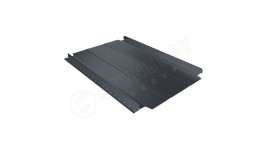 Фальцевая кровля Smart Фальц Pro широкое ребро жесткости CORUNDUM50® матовый RAL 7024 (графитовый серый) 0.50