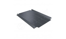 Фальцевая кровля Smart Фальц Pro узкое ребро жесткости CORUNDUM50® матовый RAL 7024 (графитовый серый) 0.50