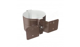 Держатель трубы D100 (на дерево) RAL 8017