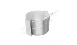 Держатель трубы D100 (на кирпич) RAL 7004