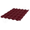 Металлочерепица Garda CORUNDUM50® матовый RAL 3005 (винно-красный) 0.50