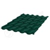 Металлочерепица Garda CORUNDUM50® матовый RAL 6005 (зелёный мох) 0.50