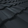 Металлочерепица Garda CORUNDUM50® матовый RAL 7016 (антрацитово-серый) 0.50