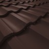 Металлочерепица Garda CORUNDUM50® матовый RAL 8017 (шоколадно-коричневый) 0.50