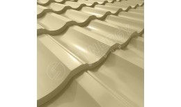 Металлочерепица Garda CORUNDUM50® RAL 1014 (слоновая кость) 0.50