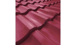 Металлочерепица Garda CORUNDUM50® RAL 3003 (рубиново-красный) 0.50