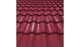 Металлочерепица Garda CORUNDUM50® RAL 3003 (рубиново-красный) 0.50