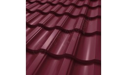Металлочерепица Garda CORUNDUM50® RAL 3005 (винно-красный) 0.50