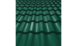 Металлочерепица Garda CORUNDUM50® RAL 6005 (зелёный мох) 0.50
