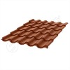 Металлочерепица Garda CORUNDUM50® RAL 8004 (медно-коричневый) 0.50