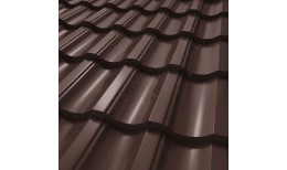 Металлочерепица Garda CORUNDUM50® RAL 8017 (шоколадно-коричневый) 0.50