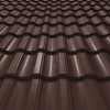 Металлочерепица Garda CORUNDUM50® RAL 8017 (шоколадно-коричневый) 0.50