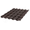 Металлочерепица Garda CORUNDUM50® RAL 8017 (шоколадно-коричневый) 0.50
