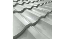 Металлочерепица Garda CORUNDUM50® RAL 9003 (сигнальный белый) 0.50