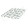 Металлочерепица Garda CORUNDUM50® RAL 9003 (сигнальный белый) 0.50