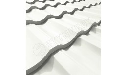 Металлочерепица Garda CORUNDUM50® RAL 9010 (белый) 0.50