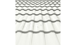 Металлочерепица Garda CORUNDUM50® RAL 9010 (белый) 0.50