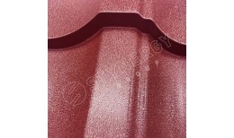 Металлочерепица Garda Rooftop Бархат® RAL 3005 (винно-красный) 0.50