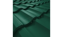 Металлочерепица Garda Rooftop Бархат® RAL 6005 (зелёный мох) 0.50