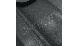 Металлочерепица Garda Rooftop Бархат® RAL 7016 (антрацитово-серый) 0.50