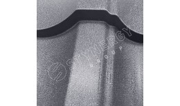 Металлочерепица Garda Rooftop Бархат® RAL 7024 (графитовый серый) 0.50