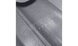 Металлочерепица Garda Rooftop Бархат® RAL 7024 (графитовый серый) 0.50