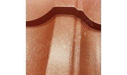 Металлочерепица Garda Rooftop Бархат® RAL 8004 (медно-коричневый) 0.50