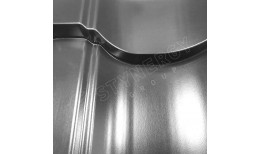 Металлочерепица Garda Rooftop Кашемир® RAL 7024 (графитовый серый) 0.50