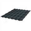 Металлочерепица СМ Классик CORUNDUM50® матовый RAL 7016 (антрацитово-серый) 0.50