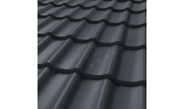 Металлочерепица СМ Классик CORUNDUM50® матовый RAL 7024 (графитовый серый) 0.50