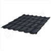 Металлочерепица СМ Классик CORUNDUM50® матовый RAL 7024 (графитовый серый) 0.50