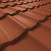 Металлочерепица СМ Классик CORUNDUM50® матовый RAL 8004 (медно-коричневый) 0.50