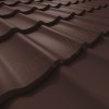 Металлочерепица СМ Классик CORUNDUM50® матовый RAL 8017 (шоколадно-коричневый) 0.50