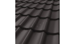 Металлочерепица СМ Классик CORUNDUM50® матовый RR32 (серо-коричневый) 0.50