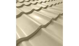 Металлочерепица СМ Классик CORUNDUM50® RAL 1015 (светлая слоновая кость) 0.50