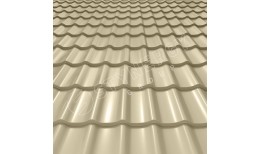 Металлочерепица СМ Классик CORUNDUM50® RAL 1015 (светлая слоновая кость) 0.50