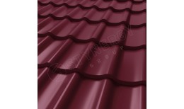Металлочерепица СМ Классик CORUNDUM50® RAL 3005 (винно-красный) 0.50