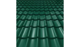 Металлочерепица СМ Классик CORUNDUM50® RAL 6005 (зелёный мох) 0.50