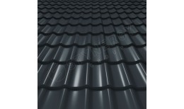 Металлочерепица СМ Классик CORUNDUM50® RAL 7016 (антрацитово-серый) 0.50