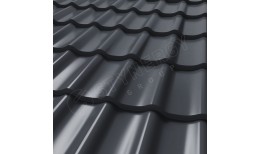 Металлочерепица СМ Классик CORUNDUM50® RAL 7024 (графитовый серый) 0.50
