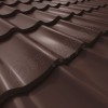 Металлочерепица СМ Классик CORUNDUM50® RAL 8017 (шоколадно-коричневый) 0.50