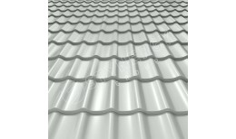 Металлочерепица СМ Классик CORUNDUM50® RAL 9003 (сигнальный белый) 0.50