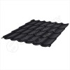 Металлочерепица СМ Классик CORUNDUM50® RAL 9005 (глубокий черный) 0.50