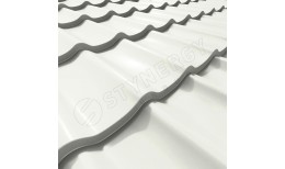 Металлочерепица СМ Классик CORUNDUM50® RAL 9010 (белый) 0.50