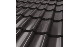 Металлочерепица СМ Классик CORUNDUM50® RR32 (серо-коричневый) 0.50