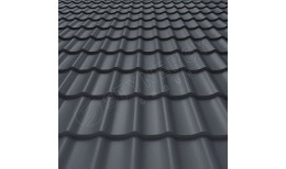 Металлочерепица СМ Классик PURRUS Pro® матовый RAL 7024 (графитовый серый) 0.50