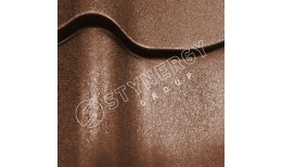 Металлочерепица СМ Классик Rooftop Бархат® RAL 8017 (шоколадно-коричневый) 0.50